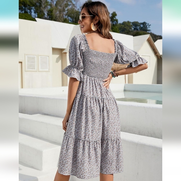 Floral Midi Dress - Picture 13 of 16